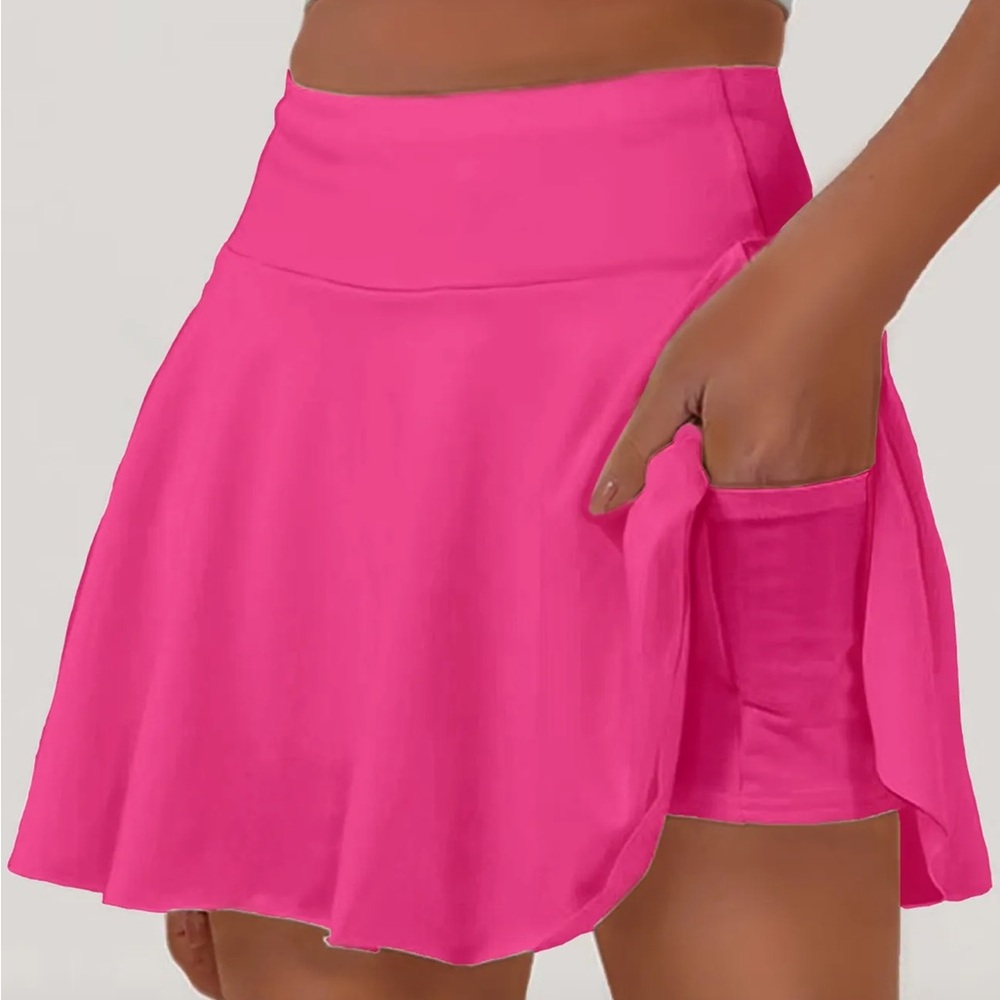 Hot pink skort